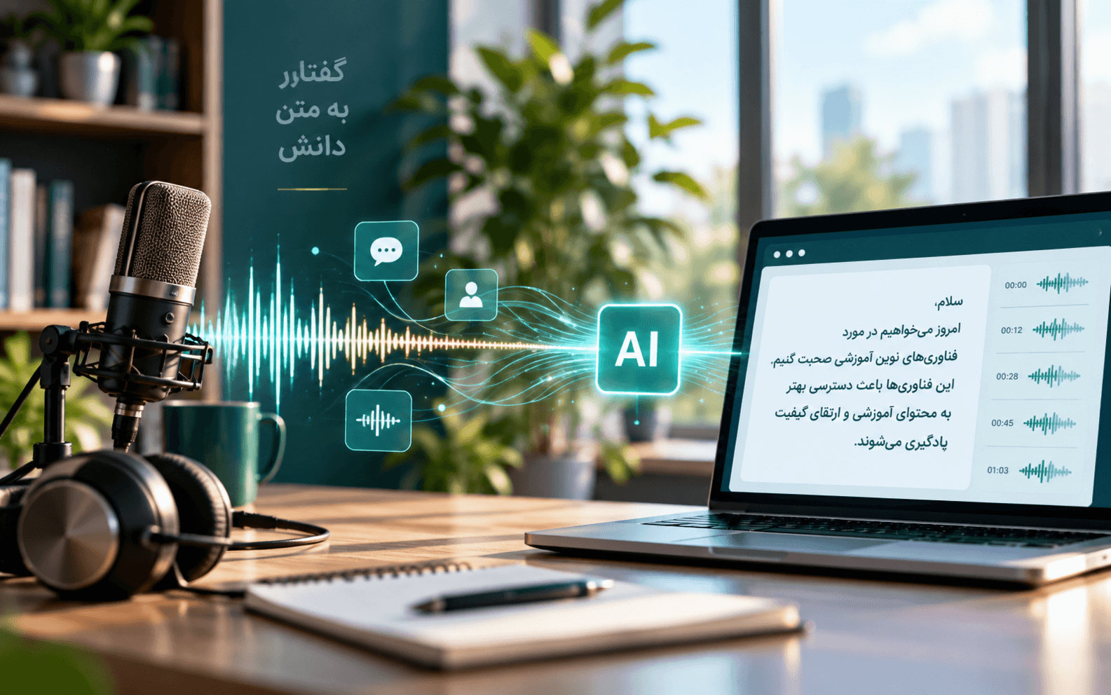 تبدیل گفتار فارسی به متن چیست و چه کاربردهایی دارد؟